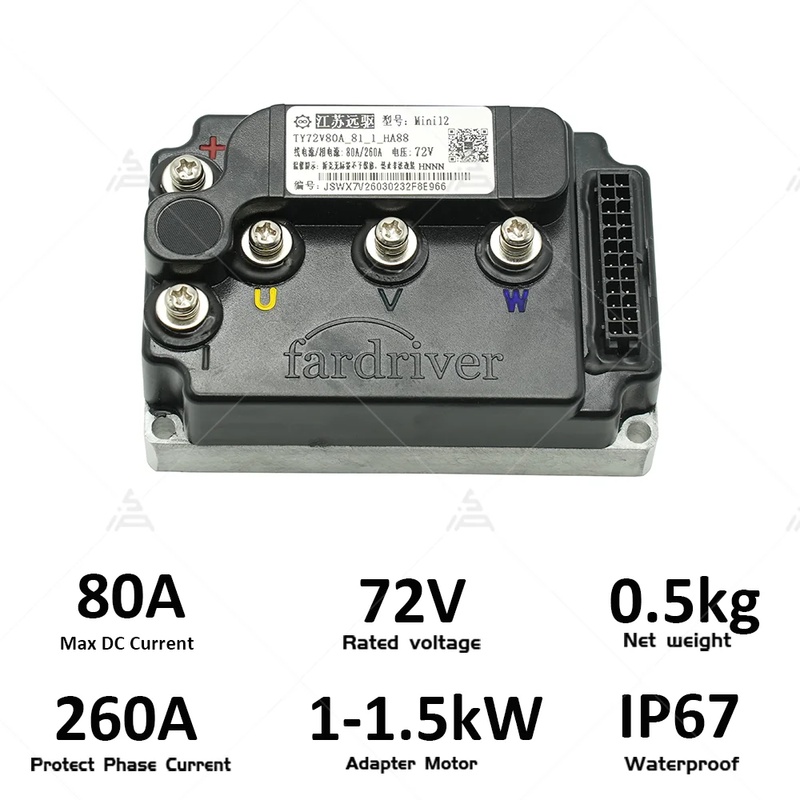 QSP090B-80 72V 1000W conversie - Mid Drive Conversion Kit 1000W recensie en prijs